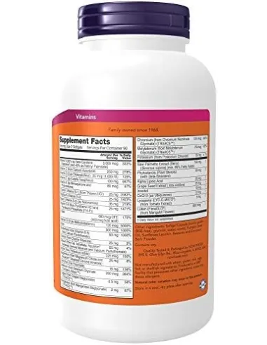 BodyNutrition | ADAM Multi-Vitamin for Men (180 softgels) NOW Foods