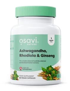 Ashwagandha + Rhodiola & Ginseng - 60 vegan caps