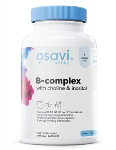 B-Complex with Choline & Inositol - 120 vegan caps