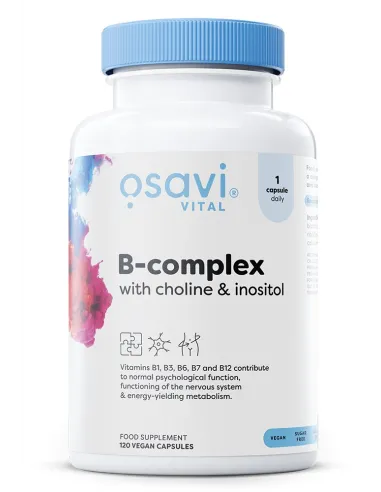 B-Complex with Choline & Inositol - 120 vegan caps