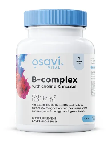 B-Complex with Choline & Inositol - 60 vegan caps