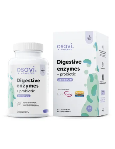 Digestive enzymes + probiotic - 120 vegan caps