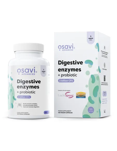 Digestive enzymes + probiotic - 120 vegan caps