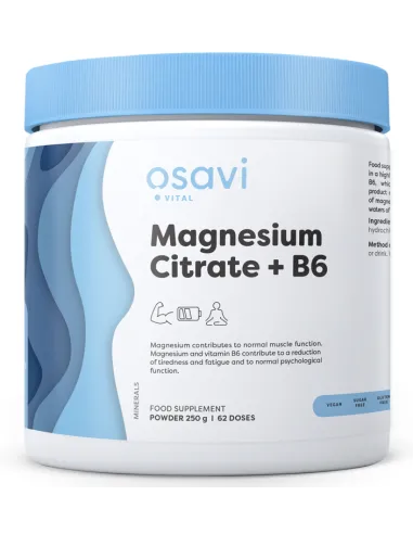 Magnesium Citrate + B6 Powder