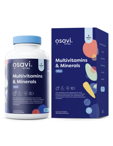 Multivitamins & Minerals Man - 180 vegan caps
