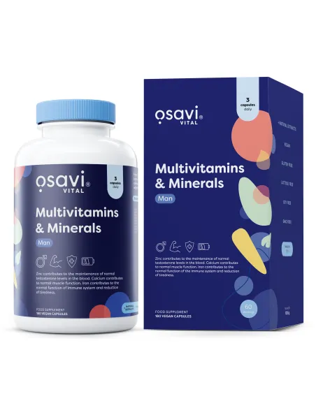 Multivitamins & Minerals Man - 180 vegan caps