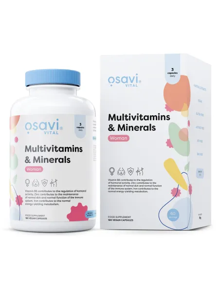 Multivitamins & Minerals Woman - 180 vegan caps