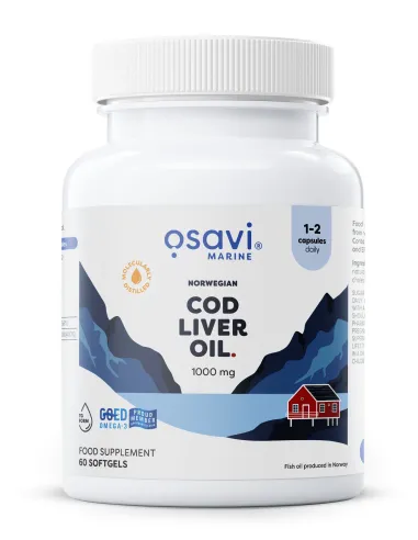 Norwegian Cod Liver Oil Softgels