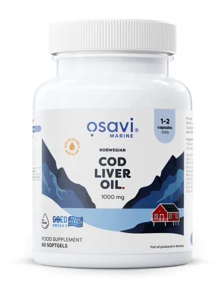 Norwegian Cod Liver Oil Softgels