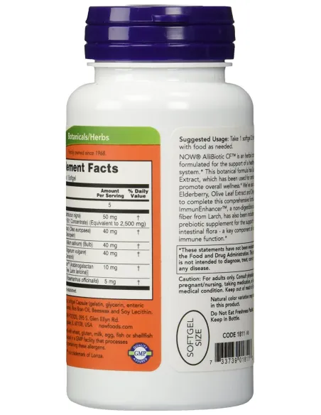 BodyNutrition | AlliBiotic CF NOW Foods