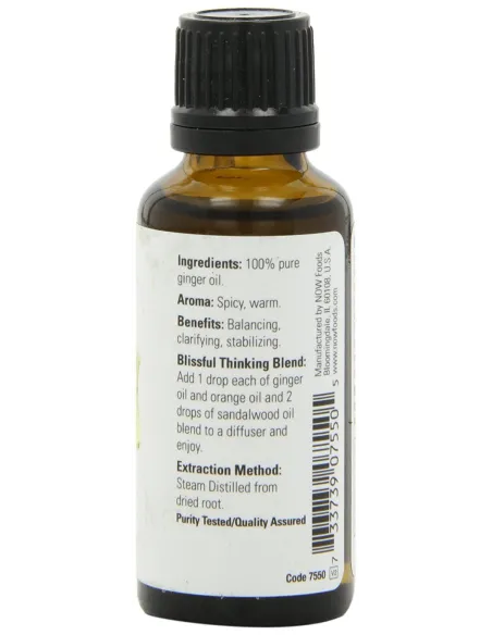 Essential Oil Ginger von NOW Foods | Body Nutrition (DE)