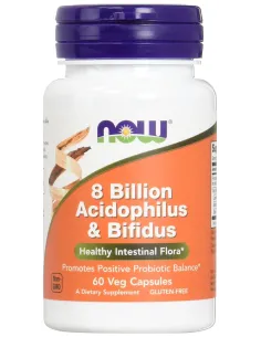 NOW Foods 8 Billion Acidophilus & Bifidus | Body Nutrition (ES)