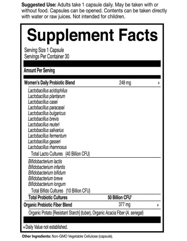 BodyNutrition | Dr. Formulated Probiotics Once Daily Women's - 30 vcaps Garden of Life