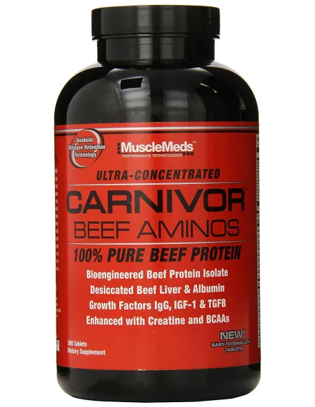 BodyNutrition | Carnivor Beef Aminos 300 tabs MuscleMeds