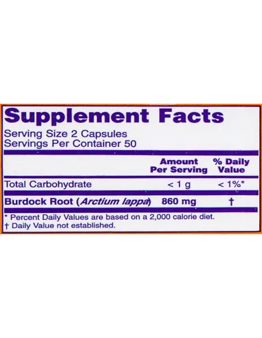 BodyNutrition | Burdock Root NOW Foods