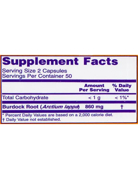 NOW Foods Burdock Root | Body Nutrition (ES)