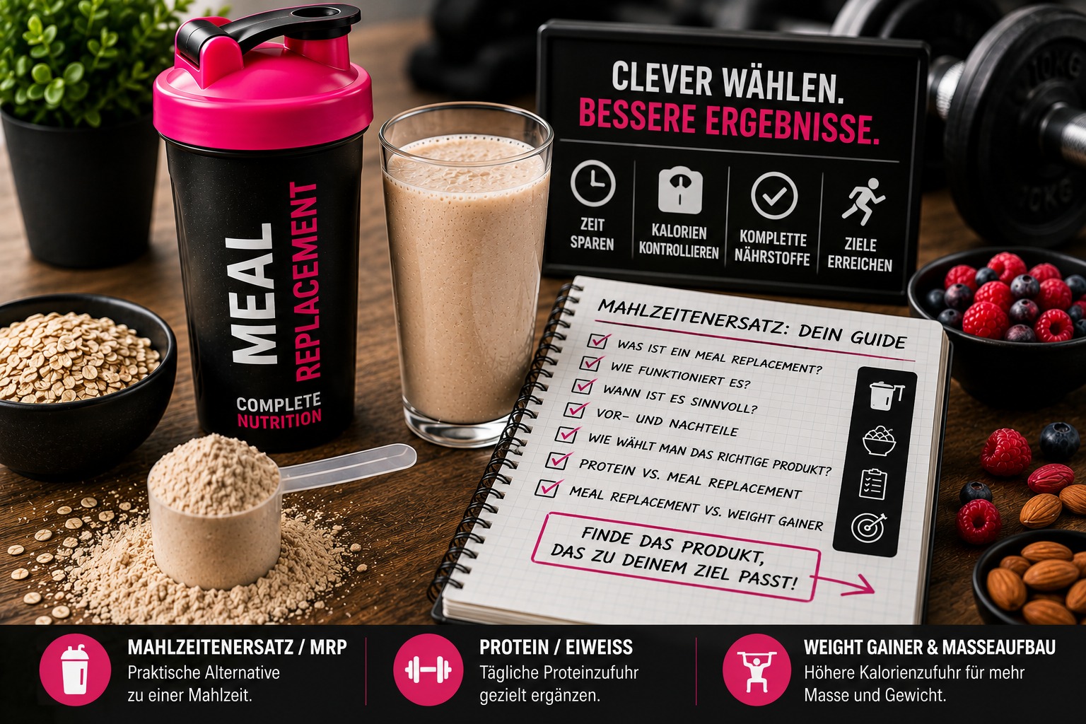 Mahlzeitenersatz: Was ist ein Meal Replacement und wann ist es sinnvoll?