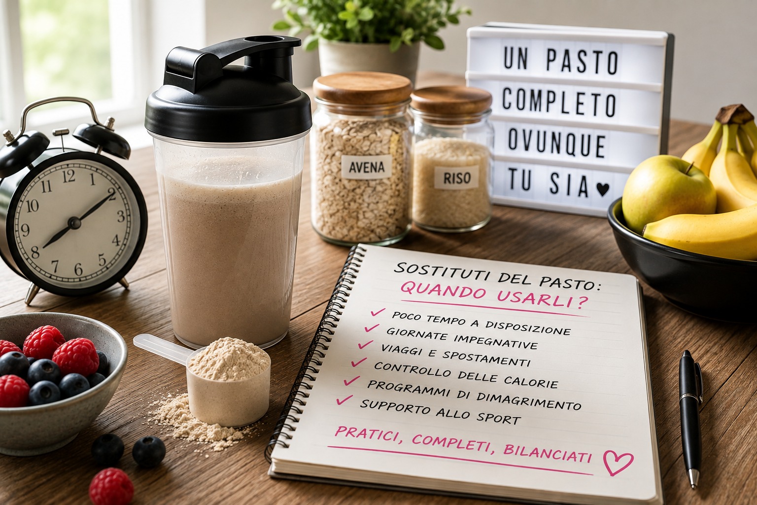 Sostituti del pasto (Meal Replacement): cosa sono, come funzionano e quando usarli