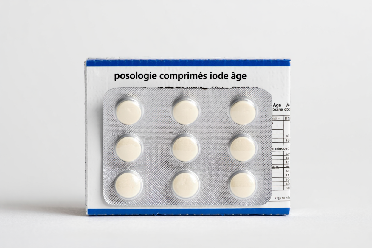 Dosage des comprimés d'iode selon l'âge et le poids