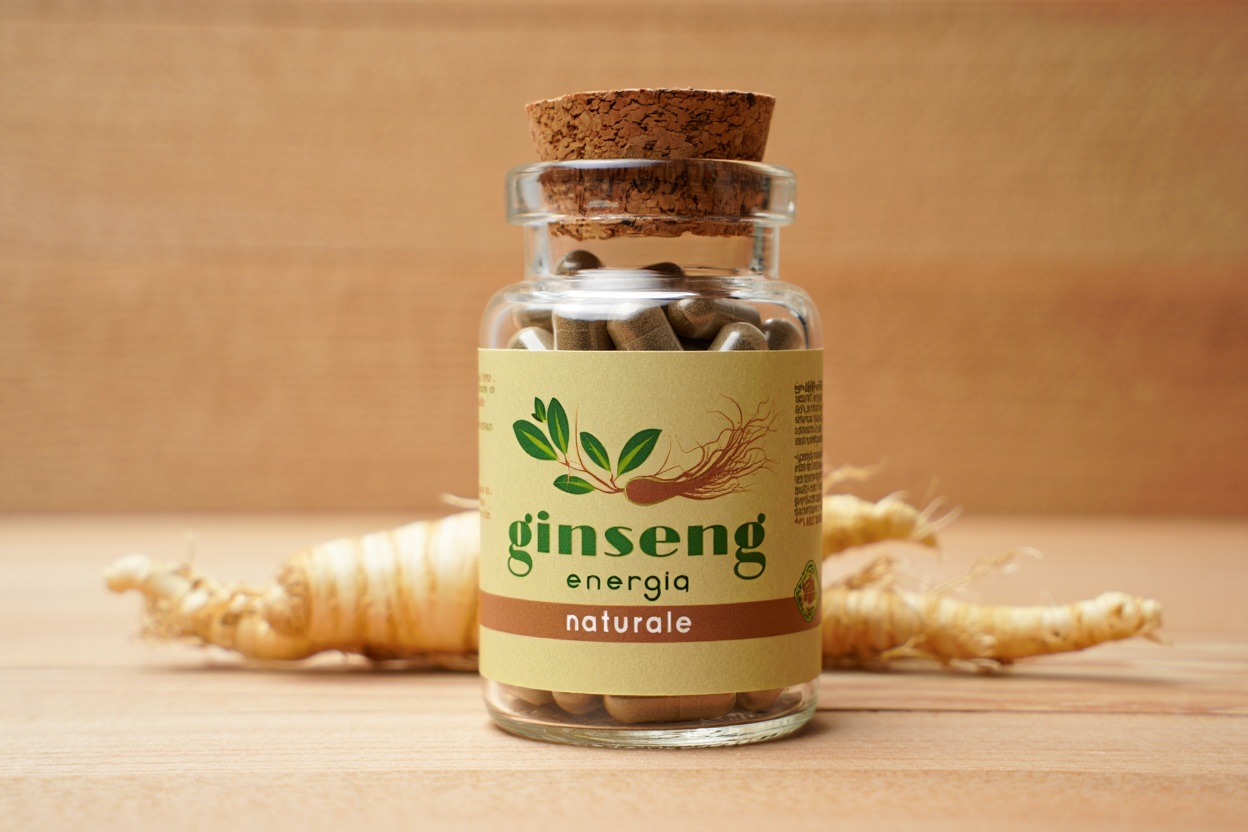 Ginseng e adattogeni naturali per energia duratura