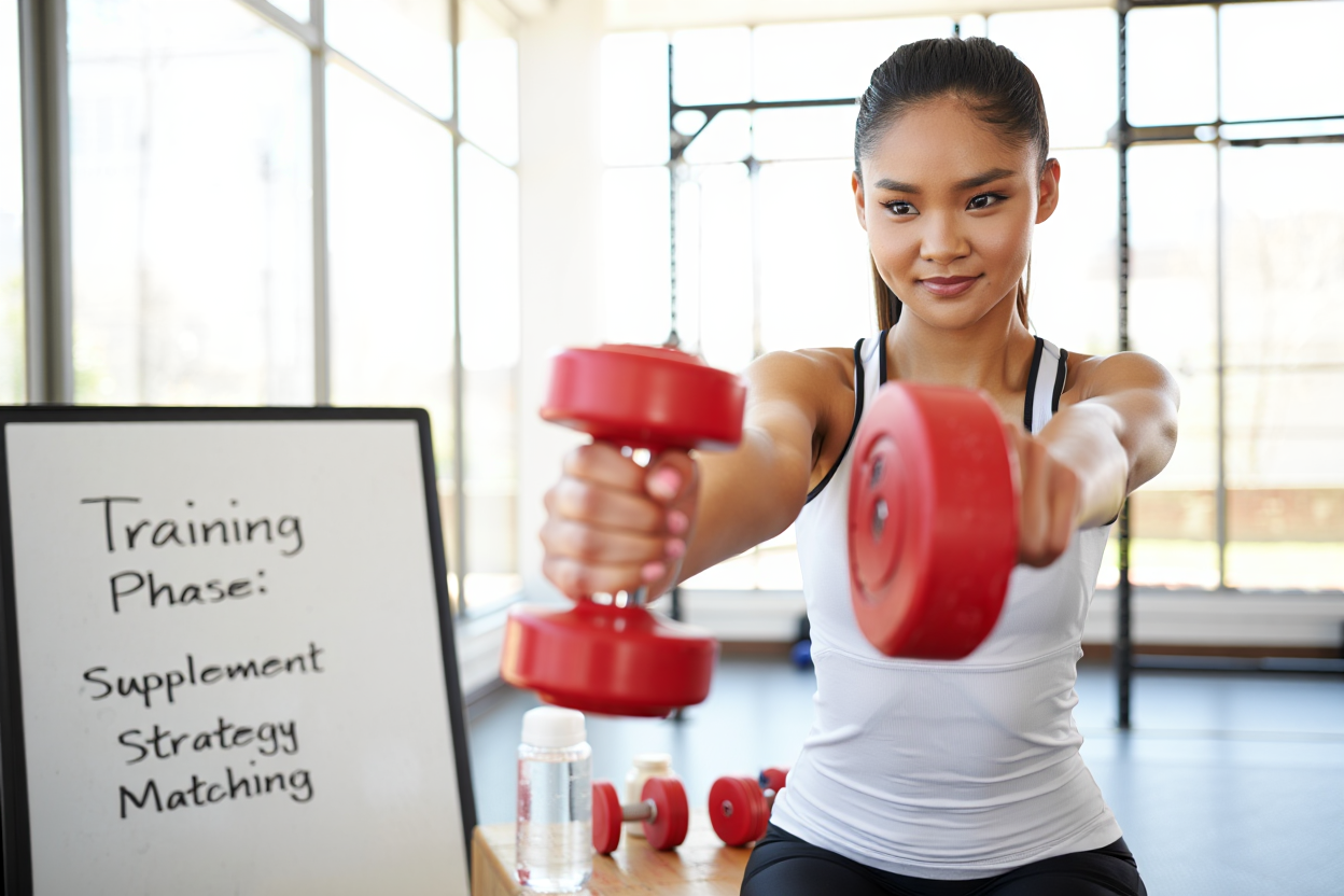 Athlete planning supplement regimen for bulking phase
