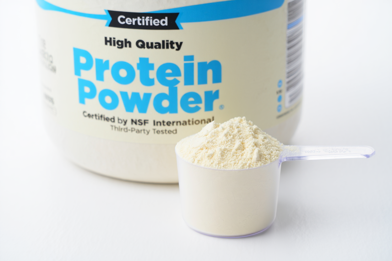 Certificaciones y sellos de calidad en productos de proteína