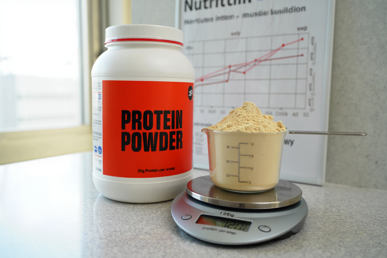 Proteinbedarf Rechner für individuellen Muskelaufbau