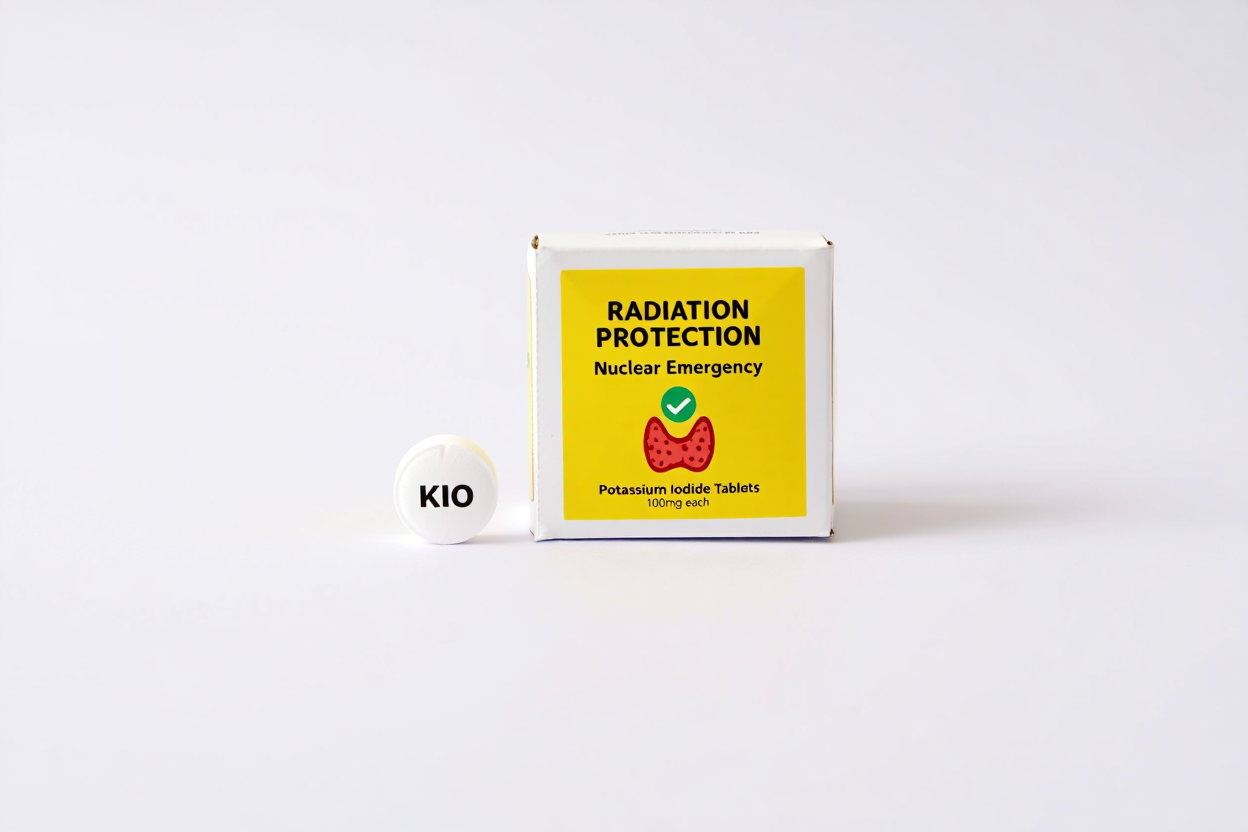 Compresse di ioduro di potassio per emergenza nucleare