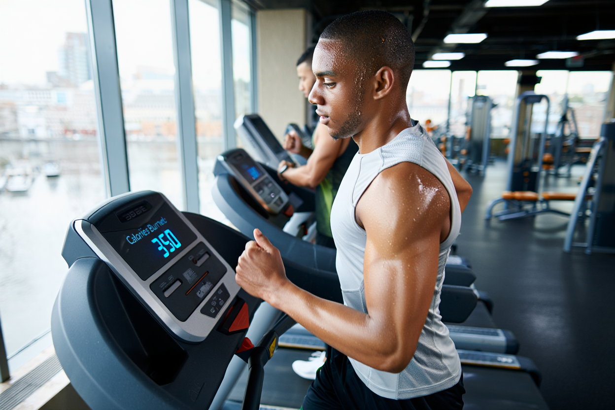 Personas realizando entrenamiento de fuerza para acelerar el metabolismo