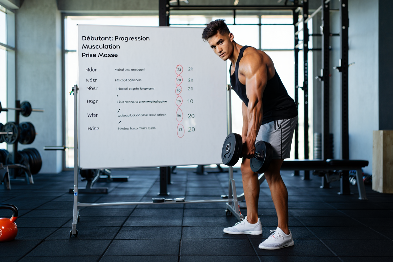 Haltères progressifs pour surcharge progressive