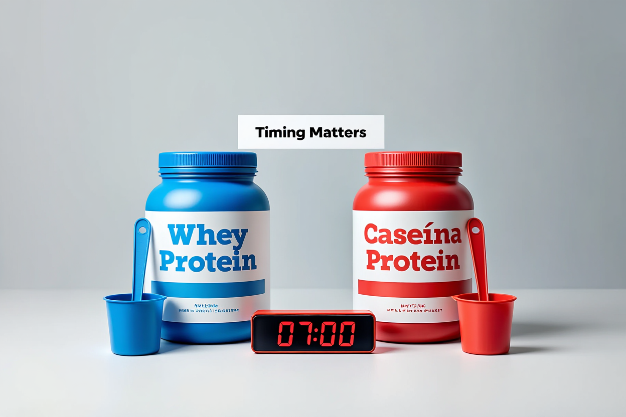 Momentos óptimos para tomar proteína whey y caseína