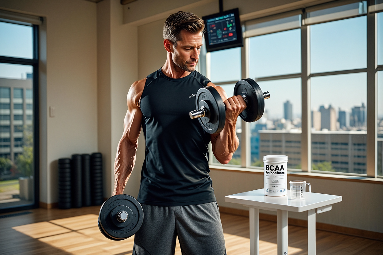 Verzweigtkettige Aminosäuren im Muskelaufbau