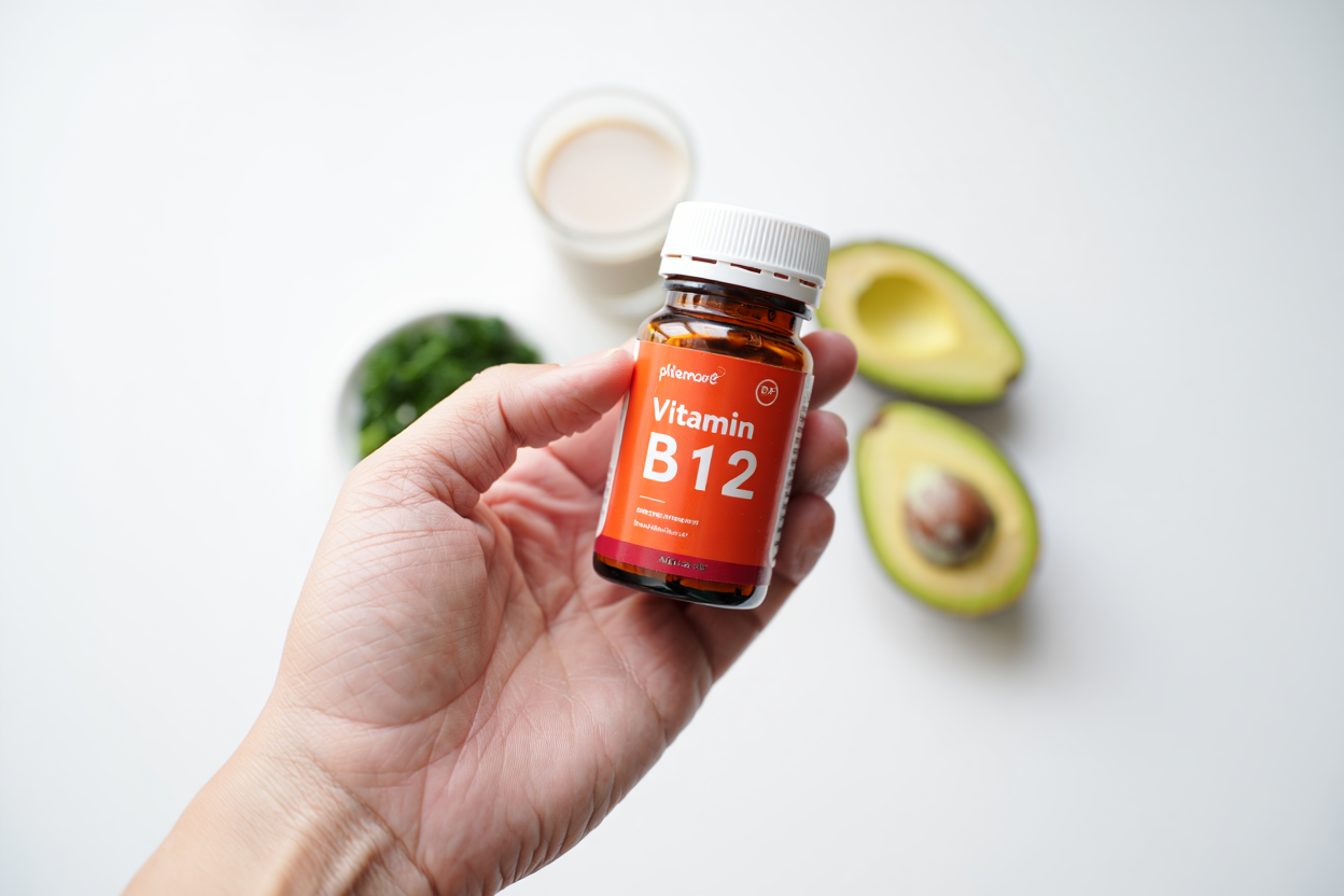 Gélules de méthylcobalamine et cyanocobalamine pour supplémentation B12