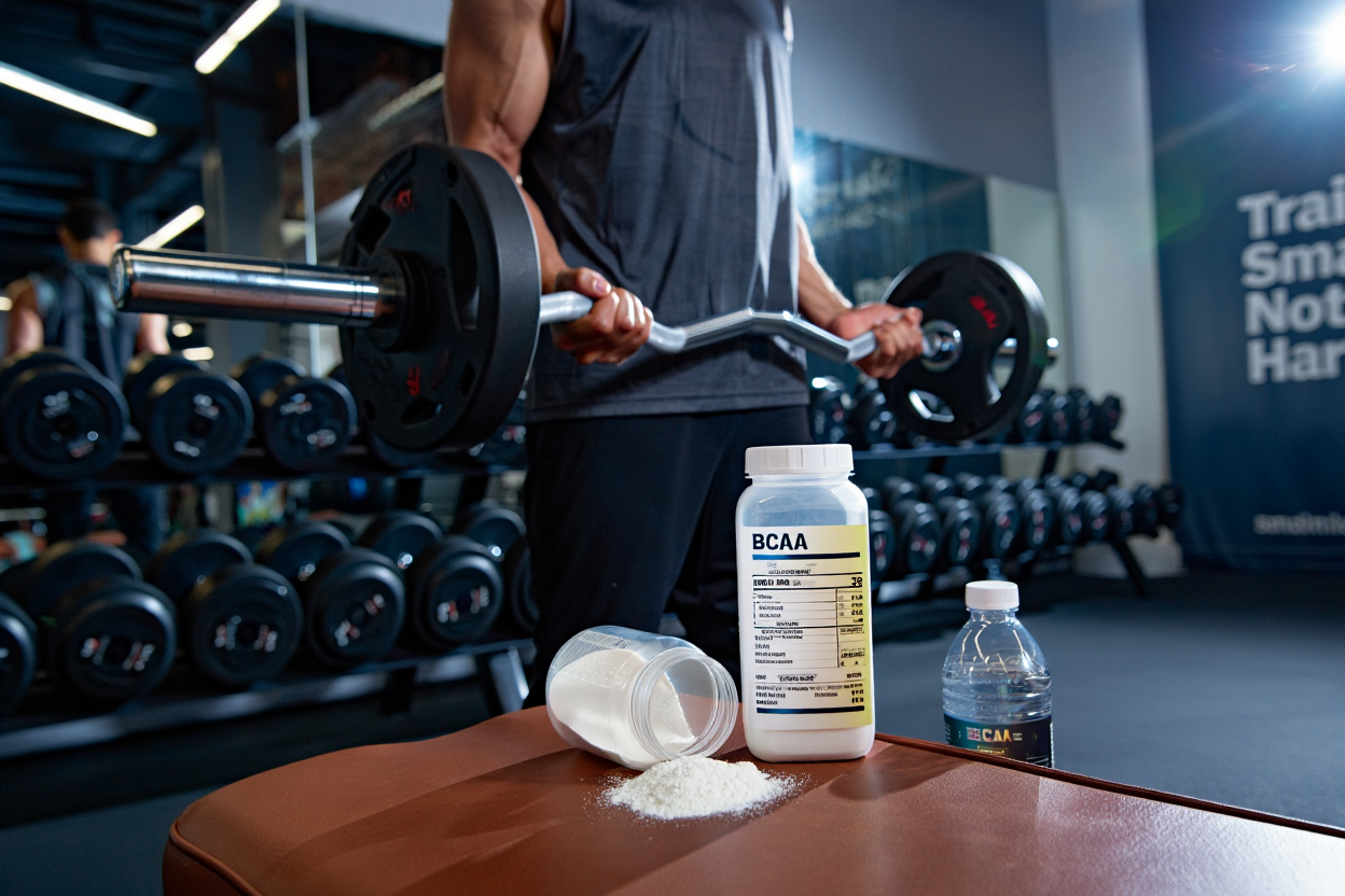 Trois acides aminés BCAA leucine isoleucine valine