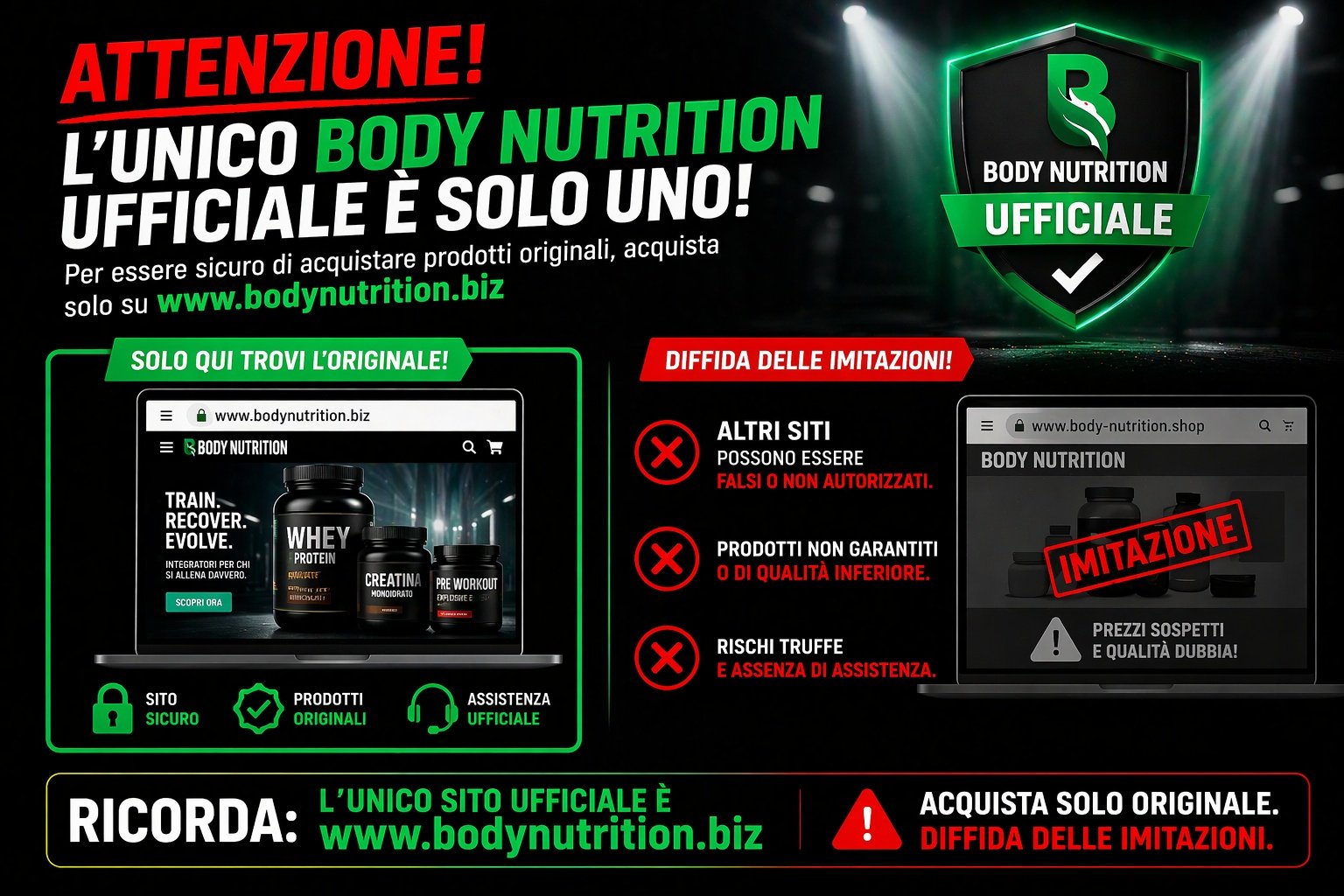 Attenzione al sito ufficiale: Body Nutrition Ufficiale è solo bodynutrition.biz