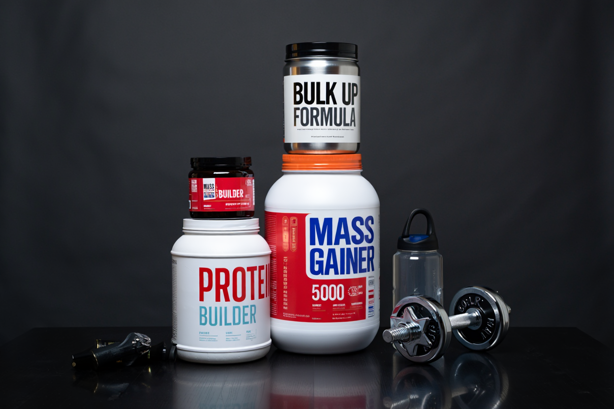 Polvere di proteine whey in un bicchiere con latte