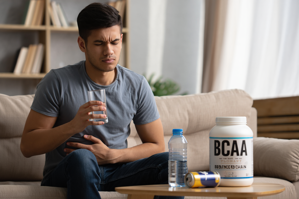 Symptômes digestifs liés aux effets secondaires des BCAA