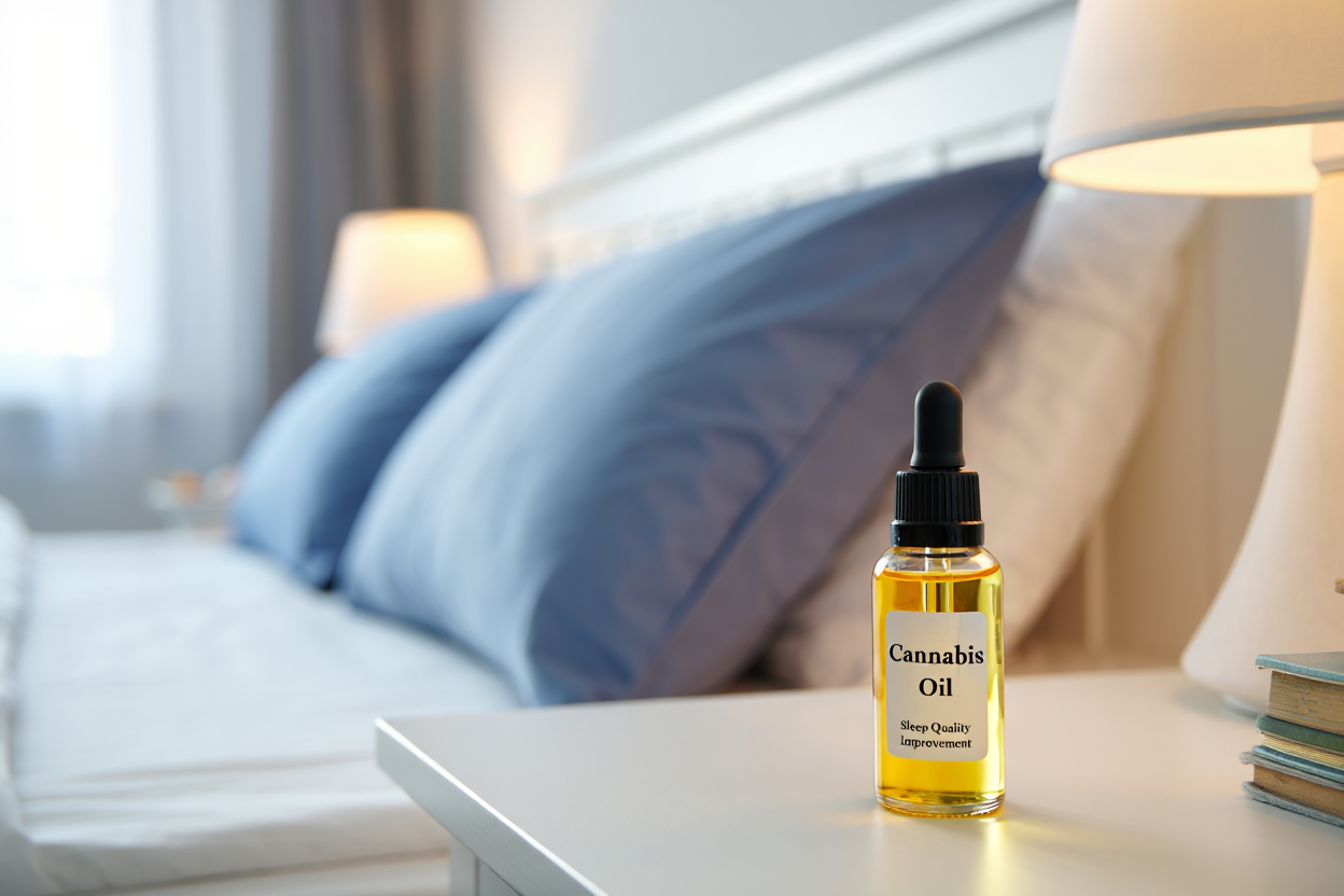 Restorative sleep with CBD cannabinoid treatment