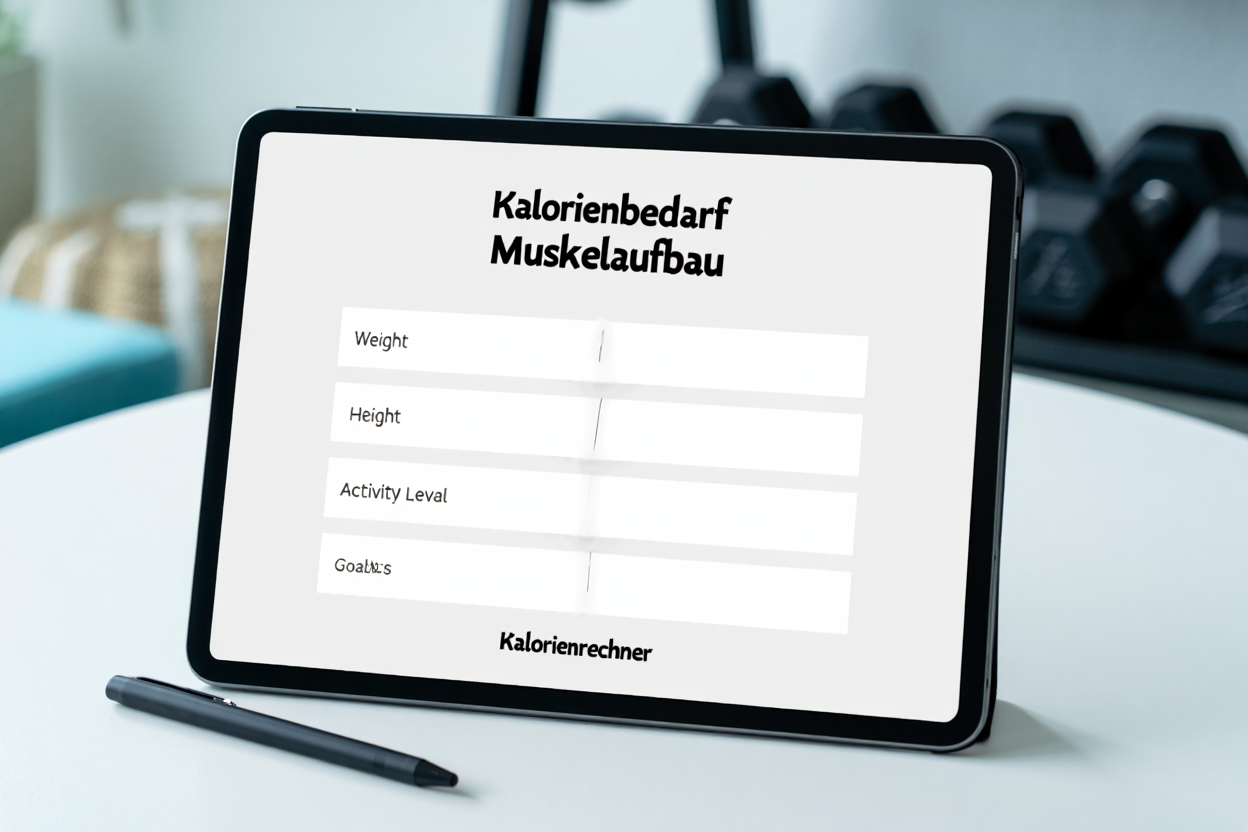 Berechnung Kalorienüberschuss für optimalen Muskelaufbau und Gewichtszunahme