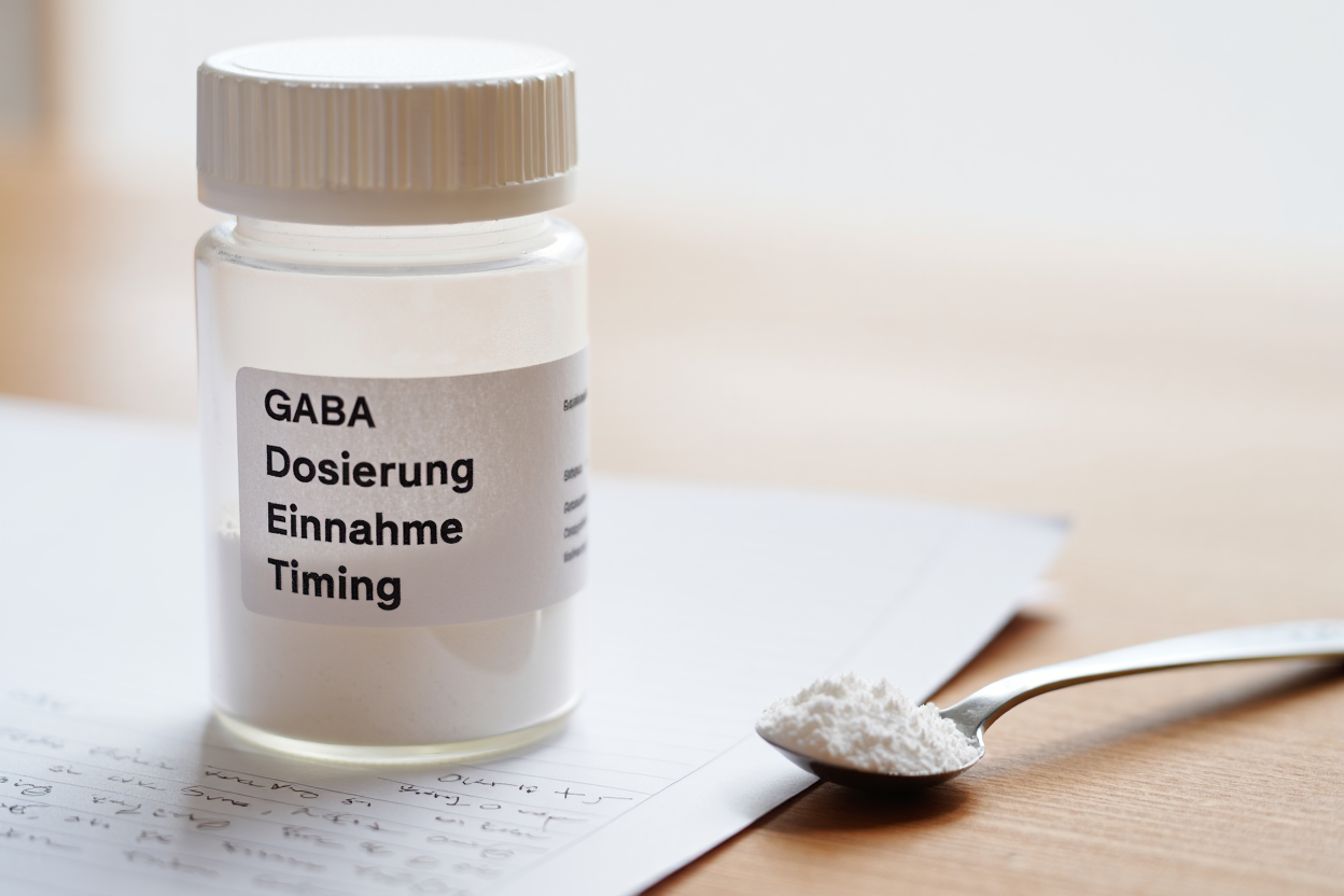 GABA Kapsel mit Wasser Einnahme