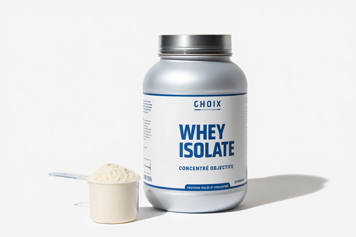 Comparaison des caractéristiques de la whey isolat et concentrée pour différents objectifs