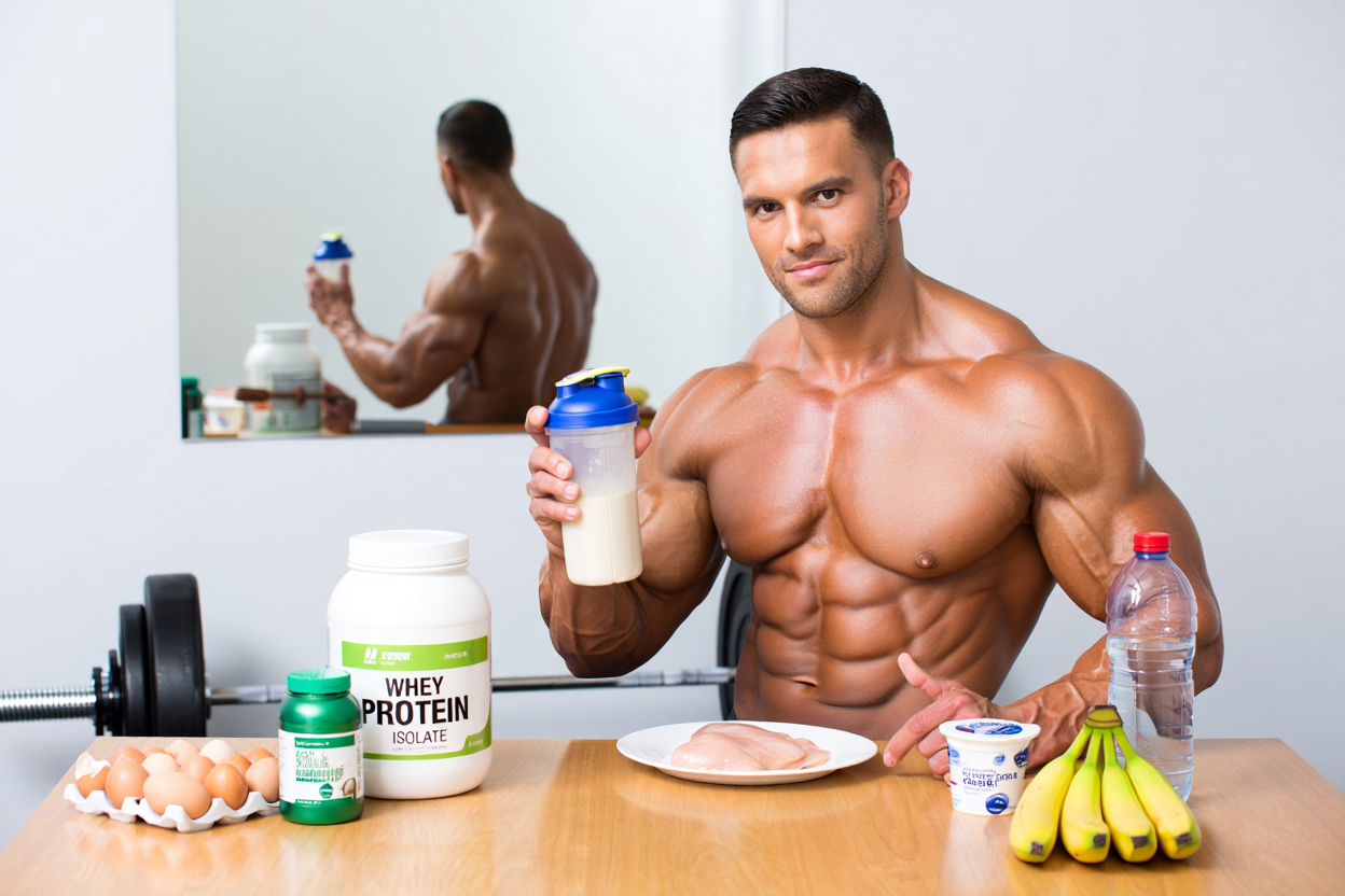 Aliments protéinés pour la musculation et prise de masse