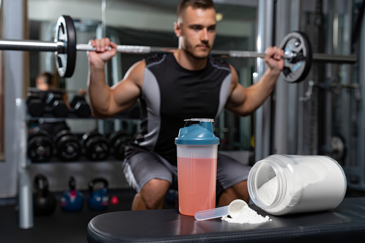 Suplementos pre-entrenamiento con creatina y beta-alanina