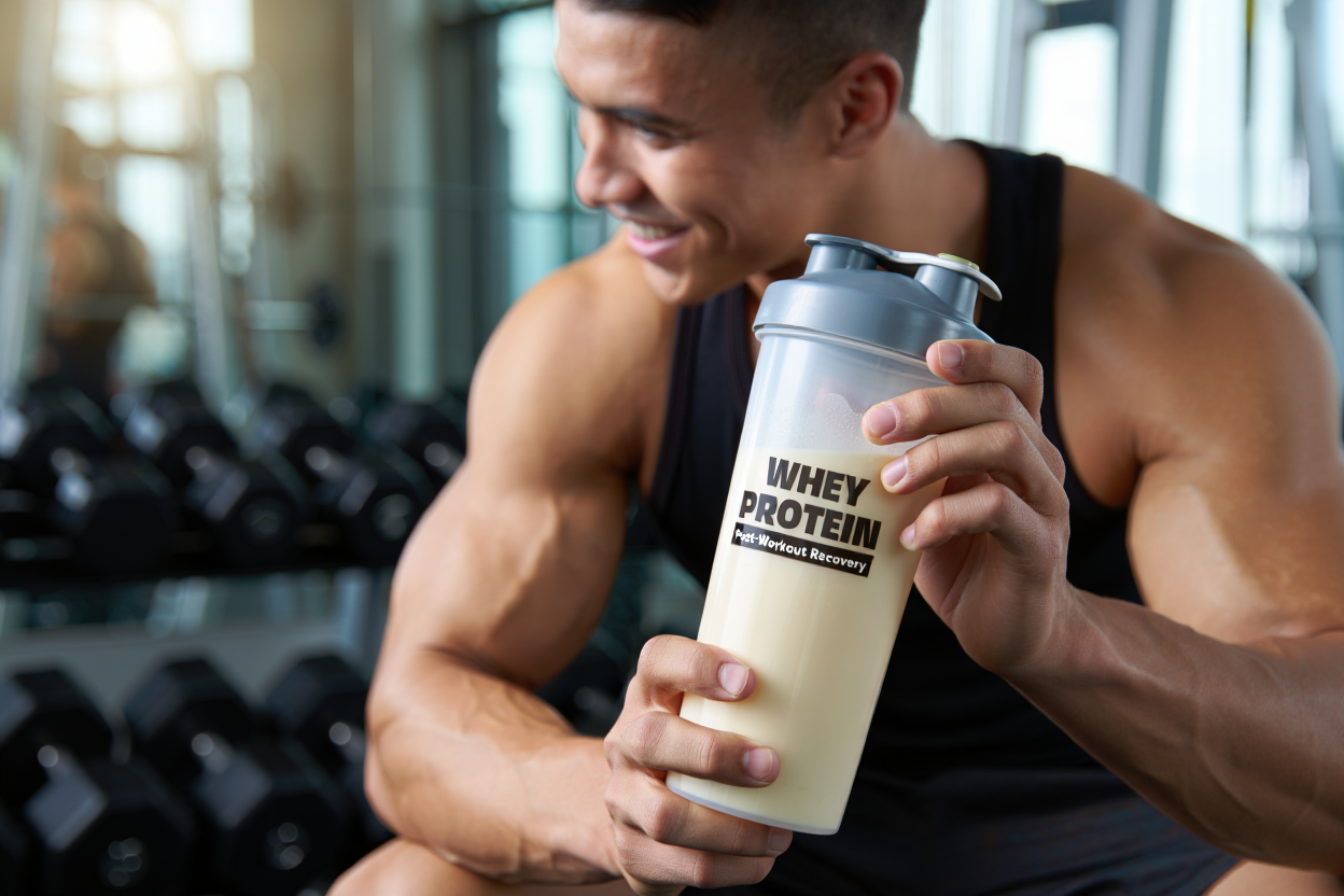 Velocidad de absorción de proteína aislada después del entrenamiento