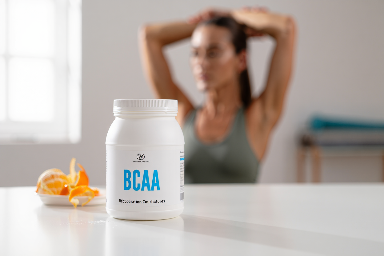 Athlète récupération BCAA après entraînement