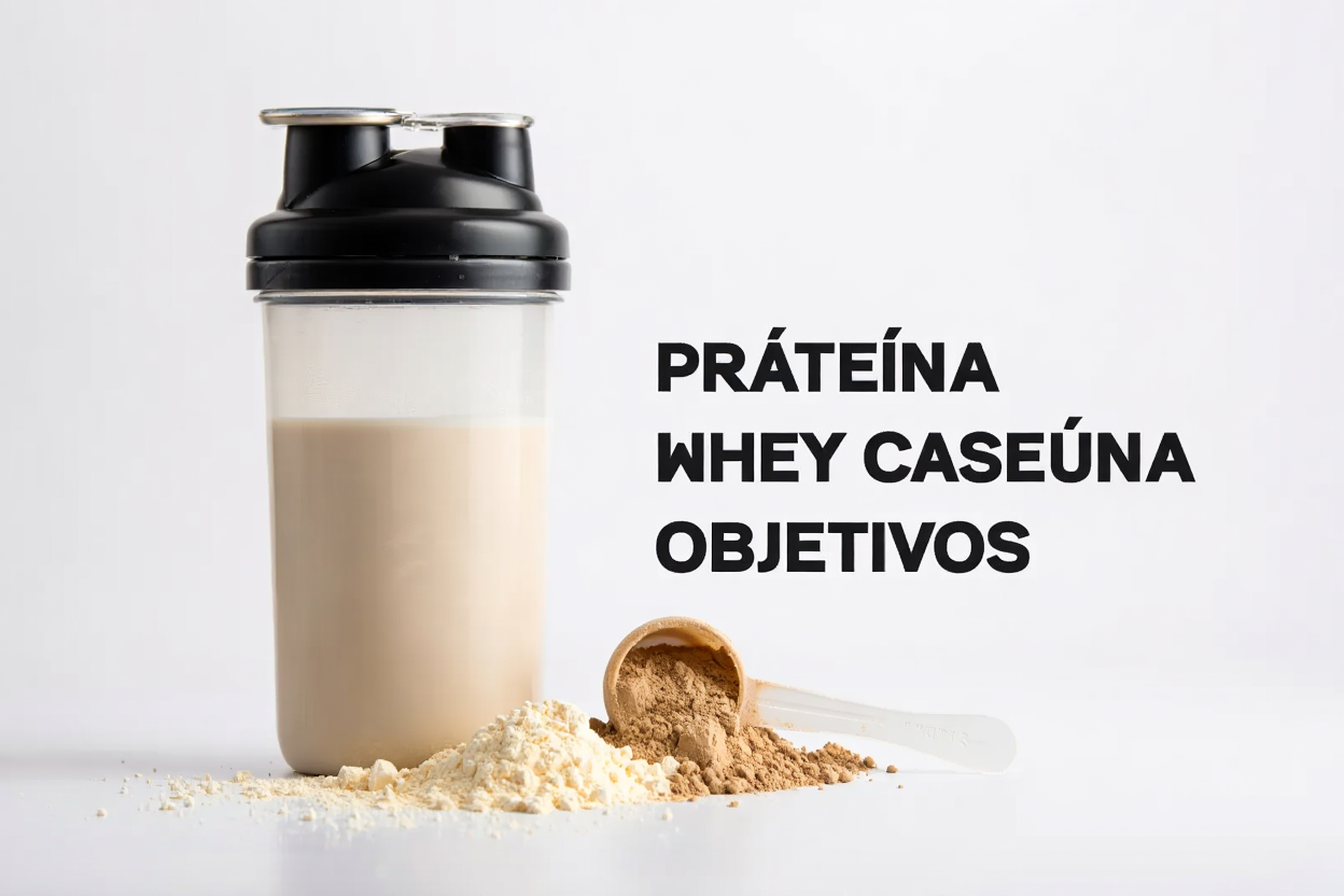 Proteína whey y caseína según objetivos de entrenamiento