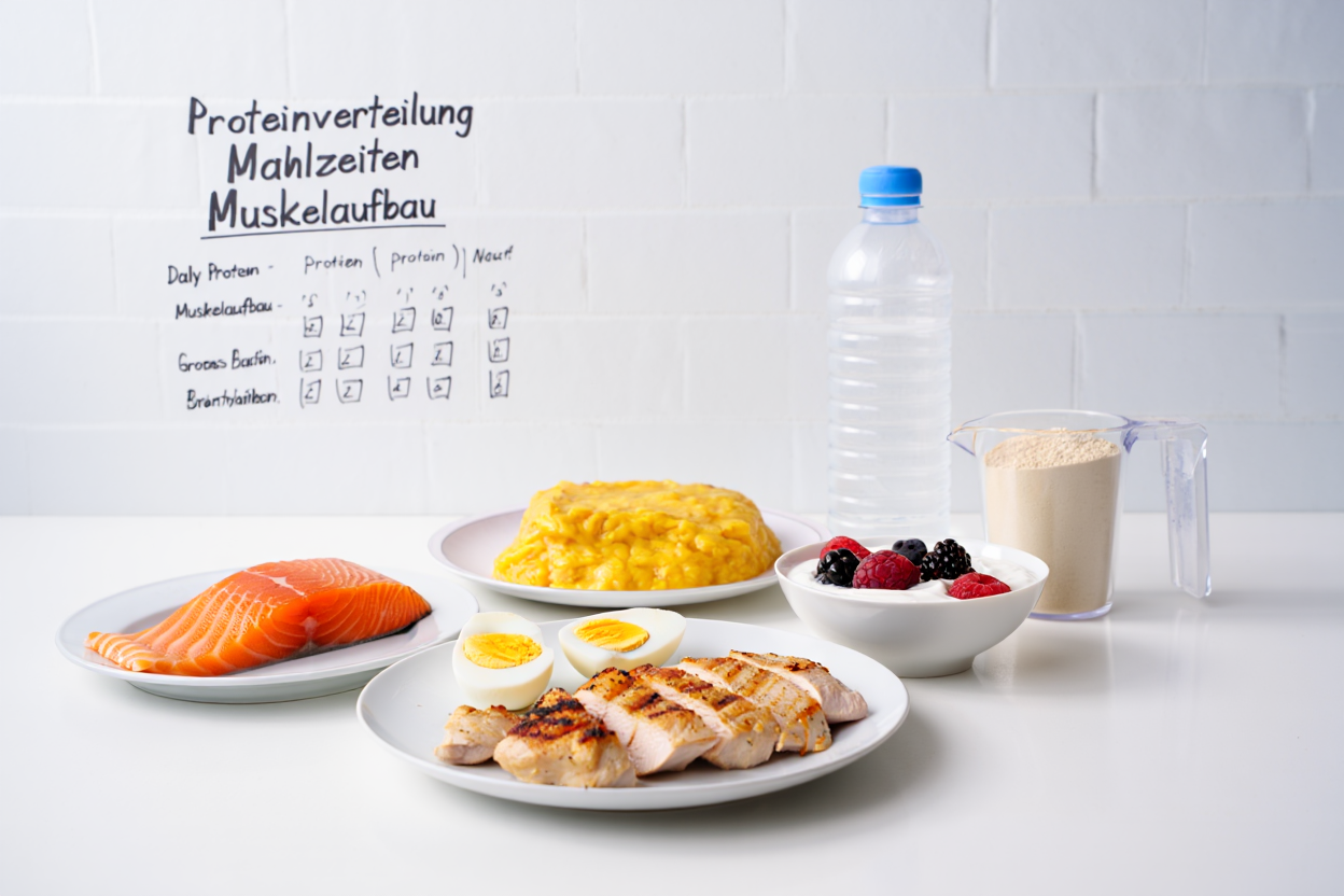 Optimale Proteinverteilung über den Tag verteilen