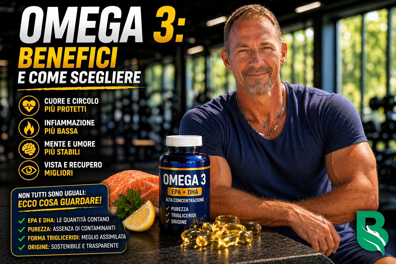 Omega 3: benefici e come scegliere