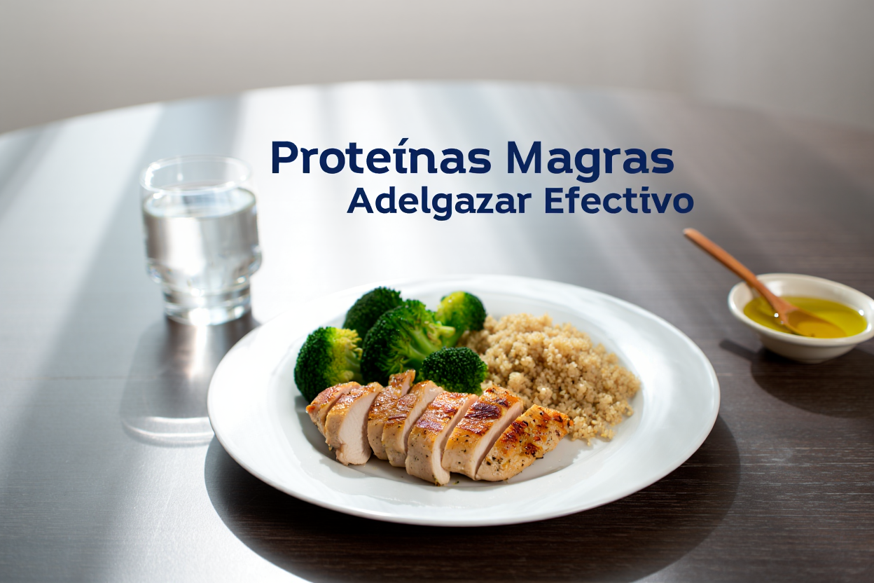 Plato con pechuga de pollo, brócoli y quinoa, relevante para 20 alimentos para bajar de peso
