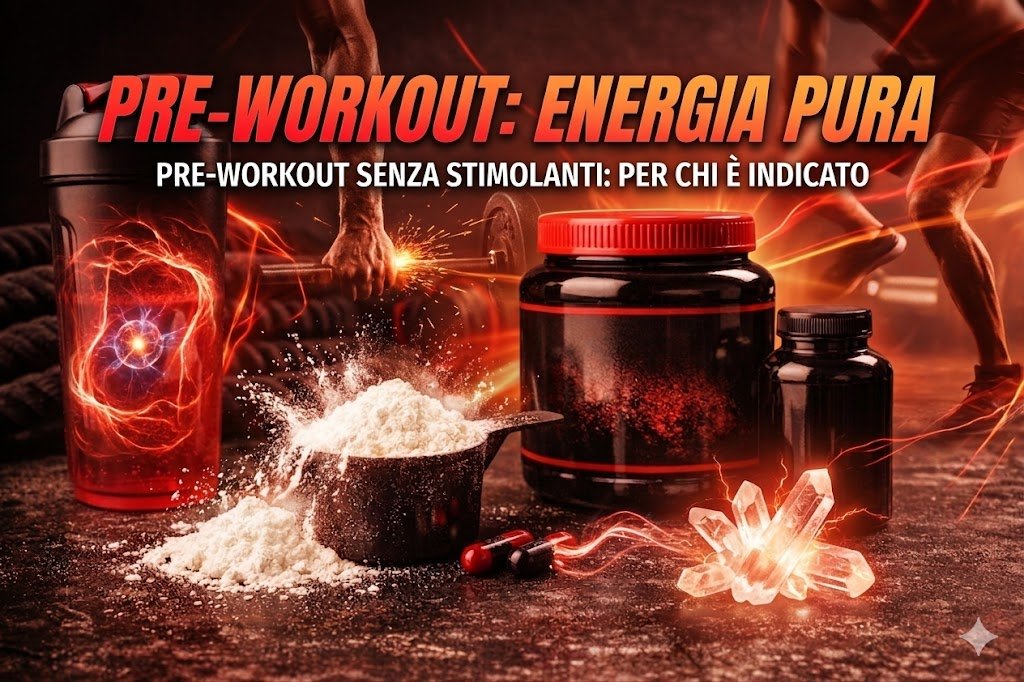 Pre workout senza stimolanti: per chi è indicato.
